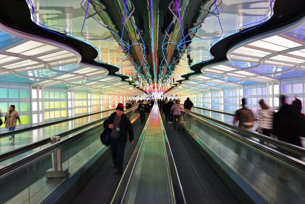 Airport construction at O'Hare