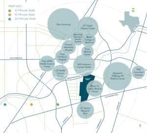 Map of each development within TMC3