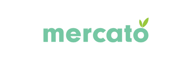 Mercato grocery delivery logo.