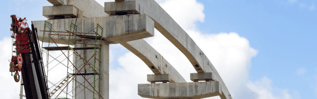 Infrastructure bridge construction