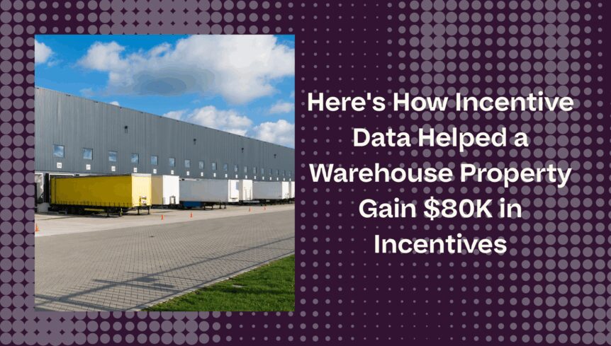 warehouse with truck trailers parked near it